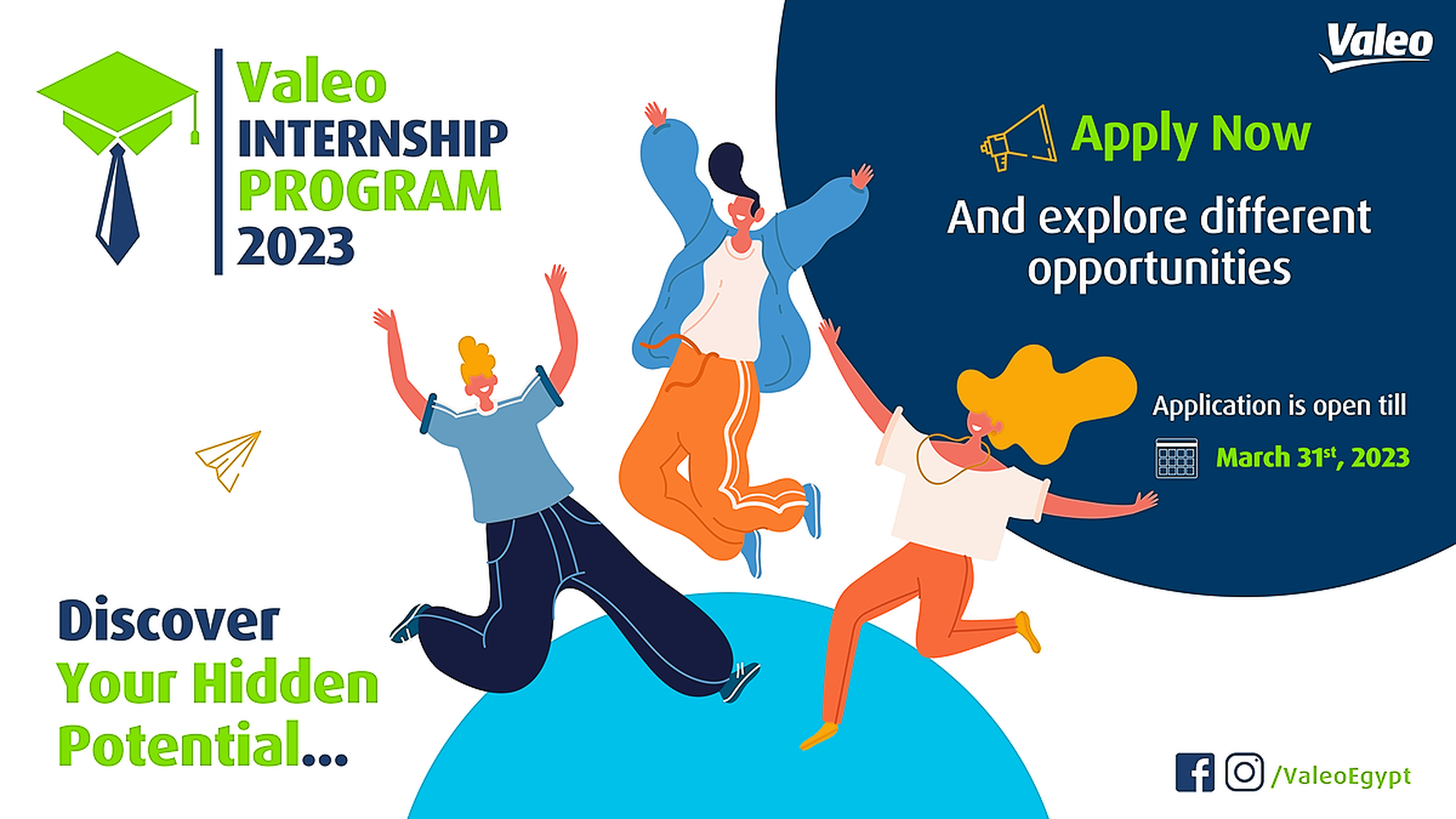 Valeo Egypt is pleased to announce the launch of the internship program